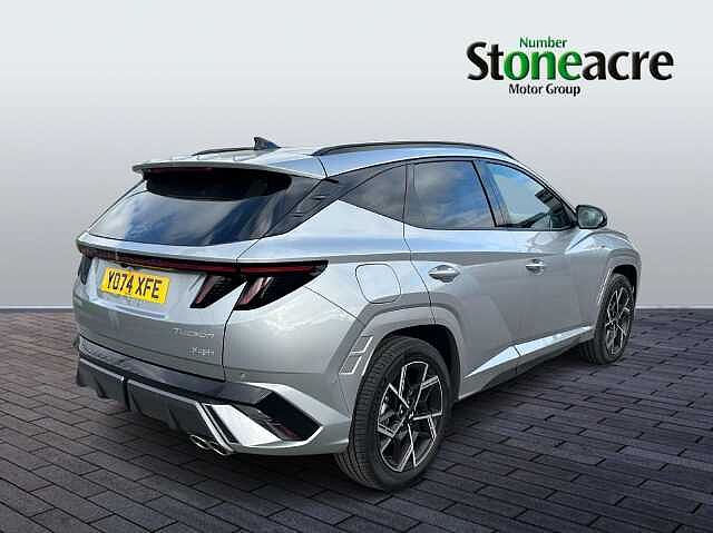 Hyundai TUCSON PLUG-IN HYBRID 1.6 T-GDi 13.8kWh N Line S Auto Euro 6 (s/s) 5dr Silver